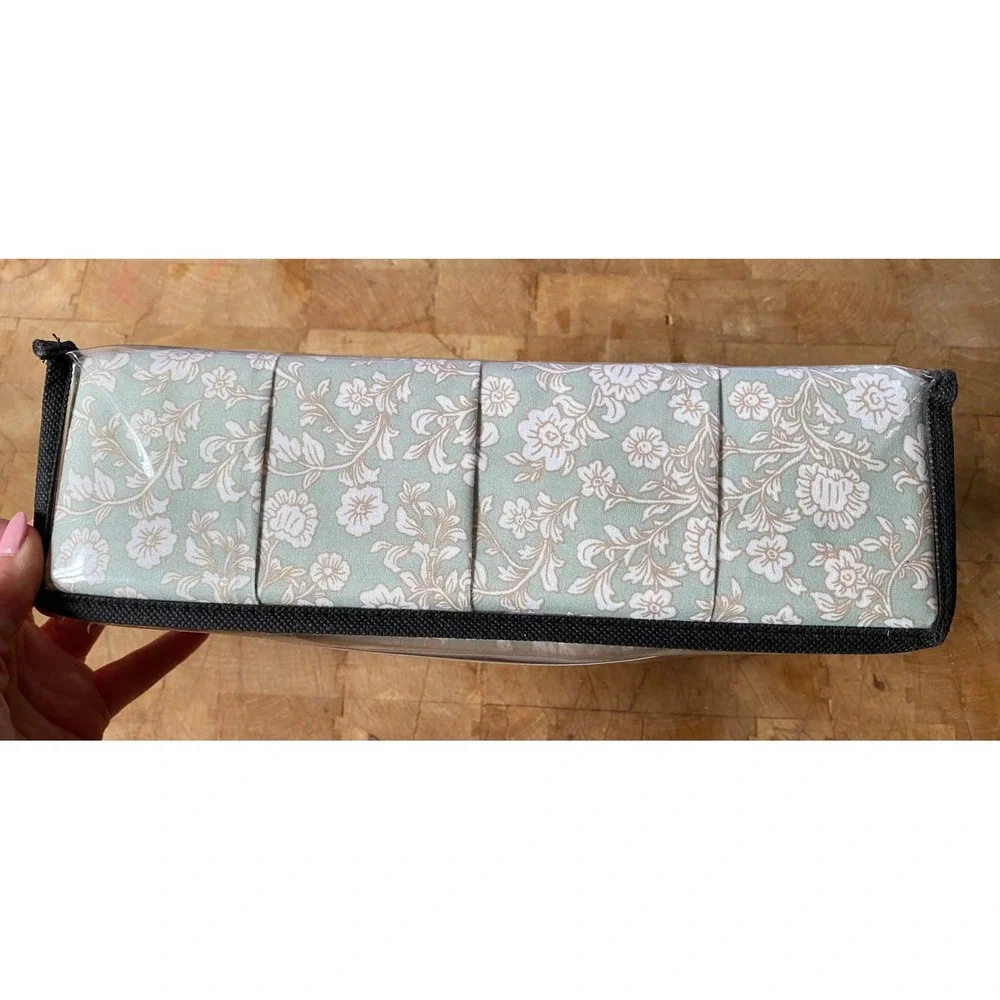 Brand New French Connection Home Queen‎ Sheet Set Floral Sage Green 6 Piece